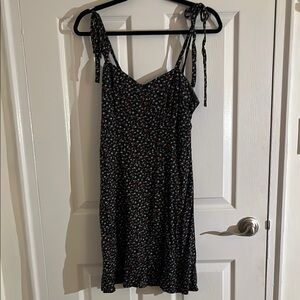 Aeropostale Black Floral Mini Sundress
